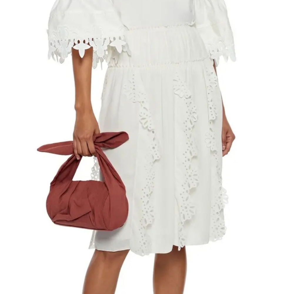 See By Chloe Laser Cut Floral Skirt